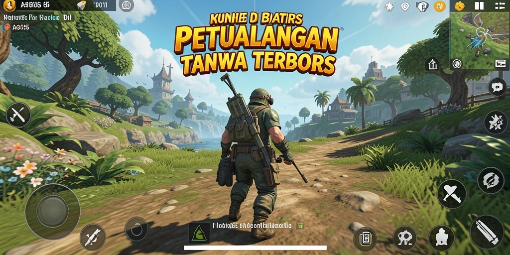Screenshot utama ASG55 menampilkan gameplay Open World yang menakjubkan.