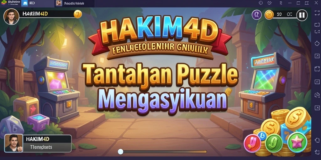 Screenshot gameplay HAKIM4D menampilkan momen penuh tantangan puzzle.