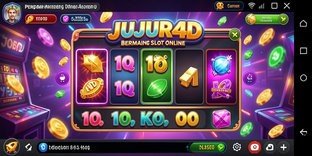 Tampilan menarik dari gameplay JUJUR4D yang seru dan menegangkan.