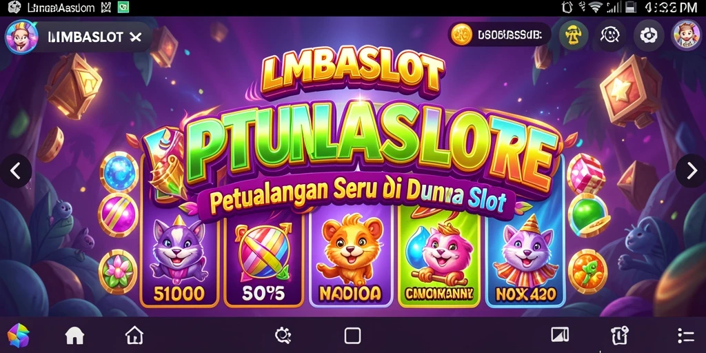 Gambaran gameplay seru LMBASLOT dengan aksi petualangan mendebarkan.