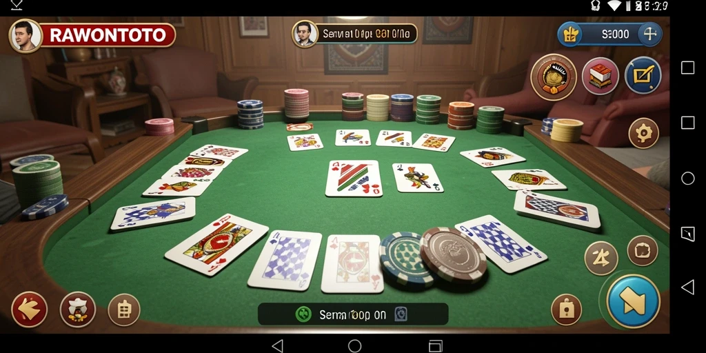 Tampilan gameplay RAWONTOTO yang seru dan menantang.