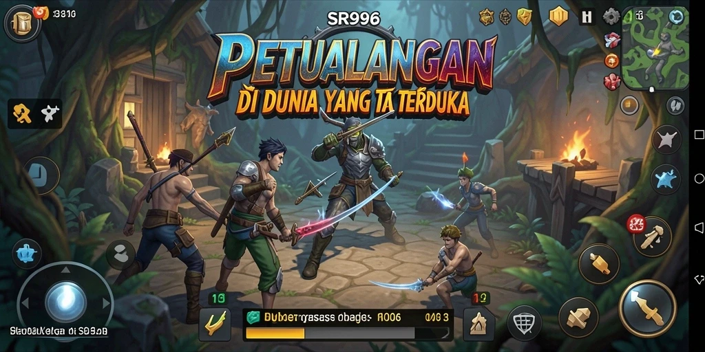 Screenshot utama SR996 menampilkan gameplay petualangan yang menegangkan.
